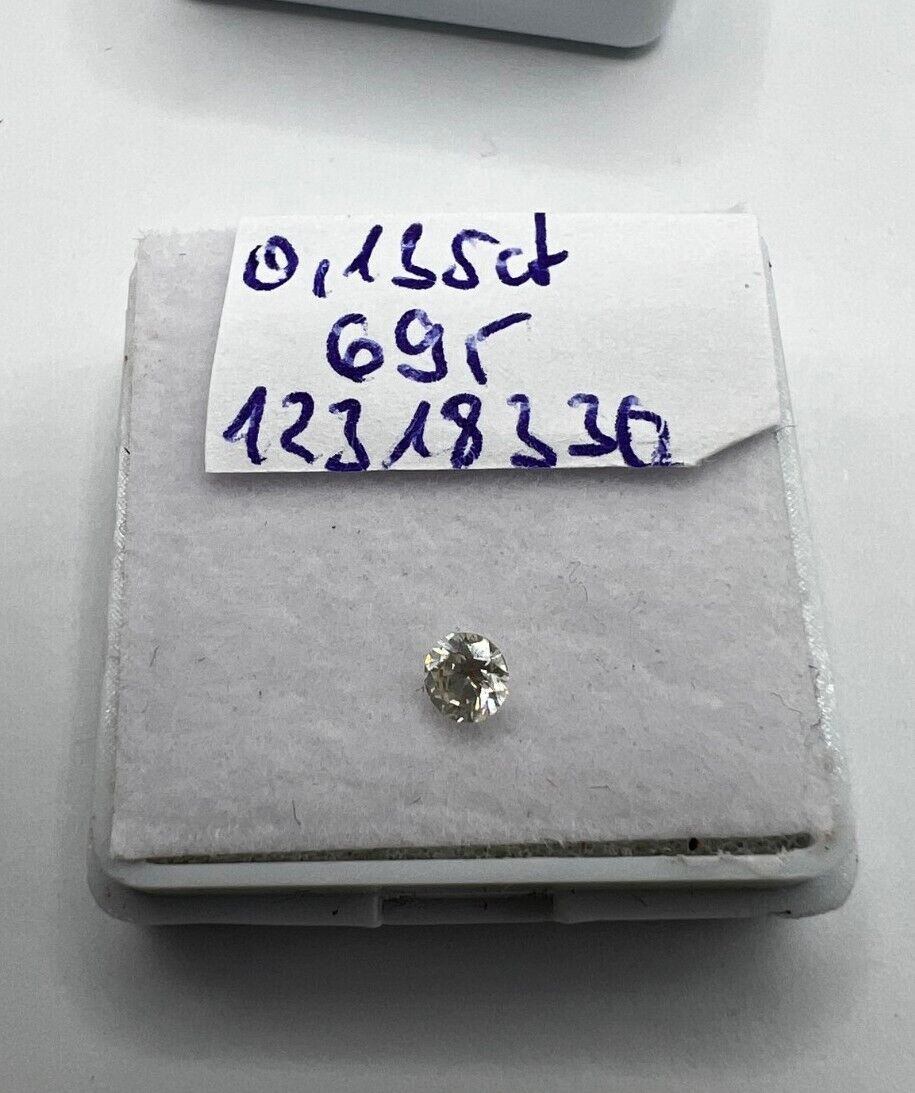 Lose Diamanten Schöner Champagne Farbener Diamant mit 0,135 Carat