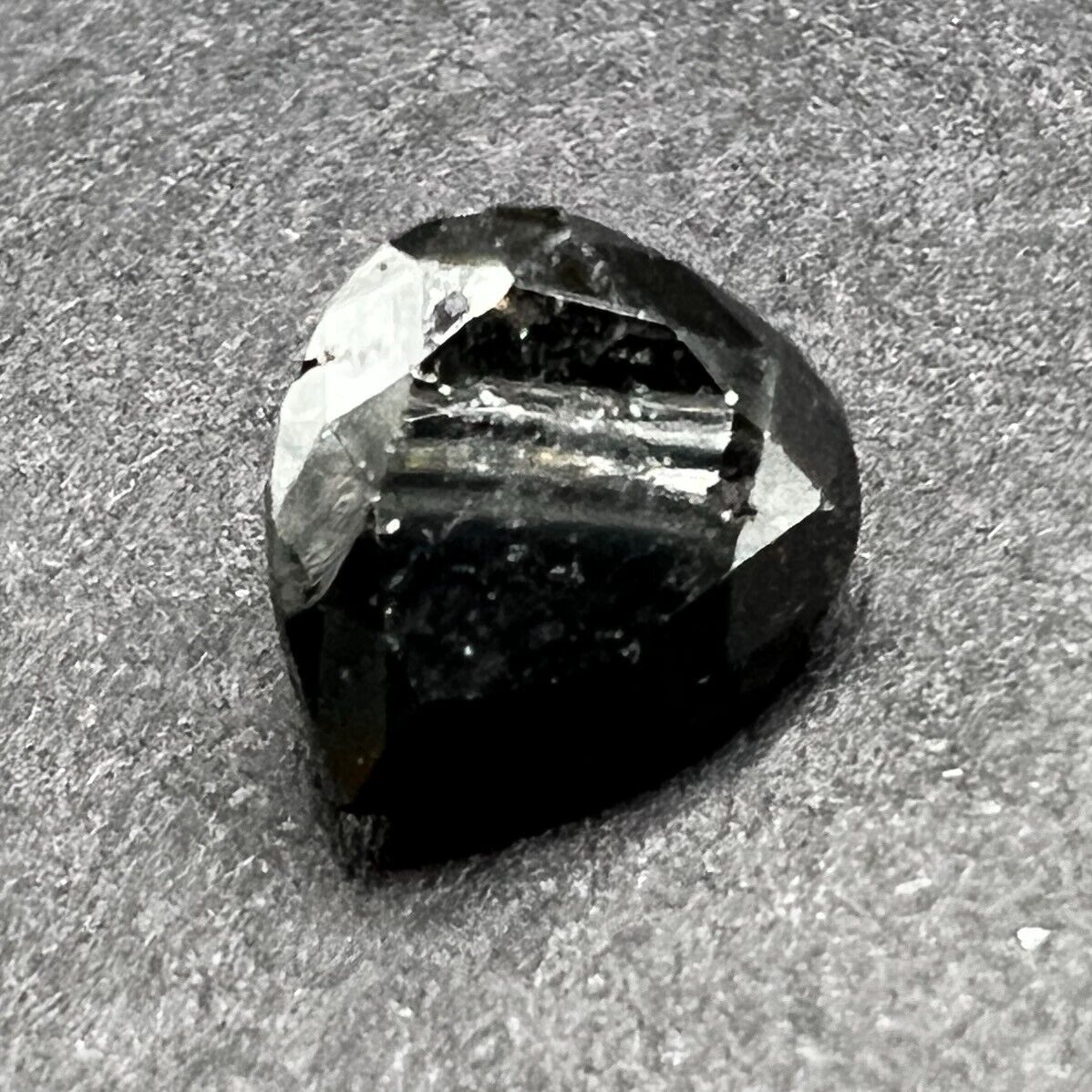 Loser natürlicher Diamant fancy black  1,615 Carat