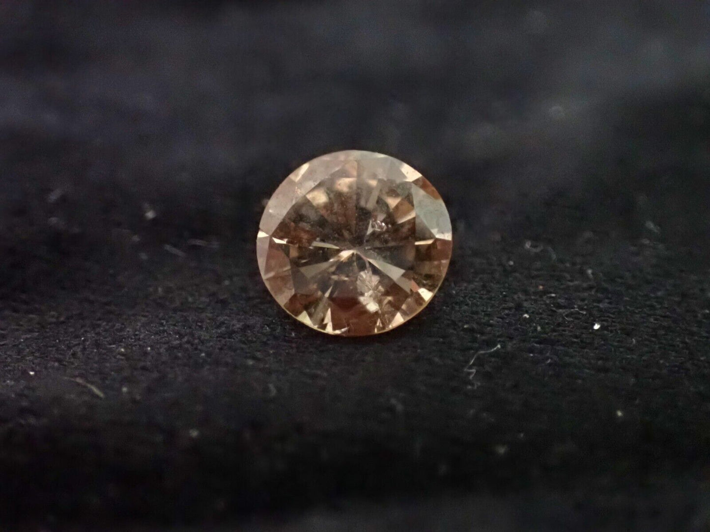 Natürliche Diamanten lose Schöner Champagne Fancy Diamant 0,715 Karat 