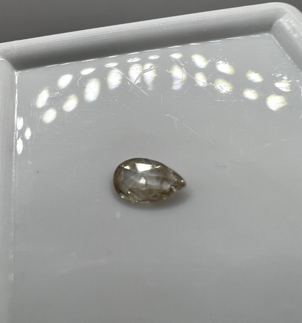 Lose Diamanten Schöner Champagne Farbener Diamant mit 0,09Carat