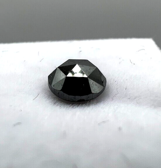 Loser Diamant Mit 0,980 Karat Schöner Schwarzer  Diamant