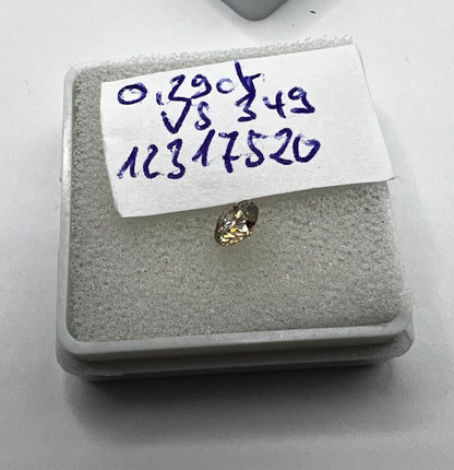 Lose Diamanten Schöner Champagne Farbener Diamant mit 0,29 Carat