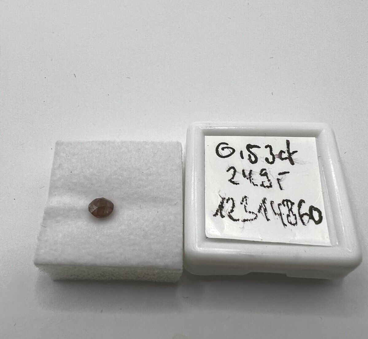 Lose Diamanten Mit 0,53 Carat Schöner Fancy Braun-Roter Farbe Diamant