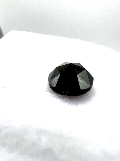 Loser Diamant Mit 01,12 Karat Schöner Schwarzer Diamant