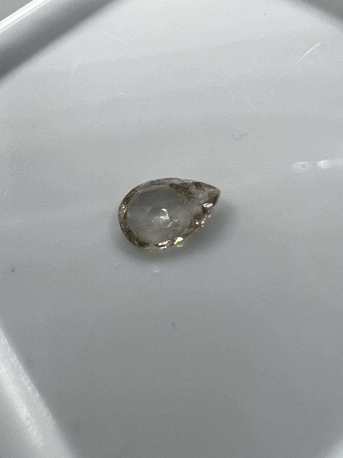 Lose Diamanten Schöner Champagne Farbener Diamant mit 0,09Carat