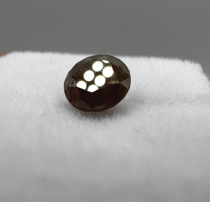 Loser Diamant Mit 0,85 Carat Schöner Fancy Braun-Roter Farbener Diamant