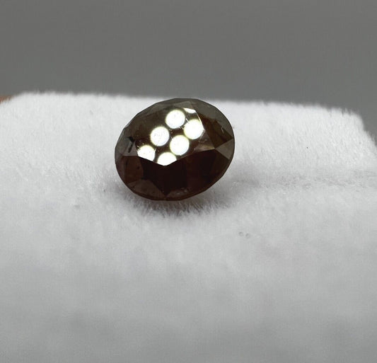Loser Diamant Mit 0,85 Carat Schöner Fancy Braun-Roter Farbener Diamant