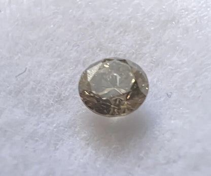 Loser Natürlicher Diamant Champagne Fancy 0,175Carat