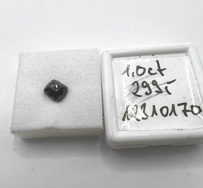 Loser Diamant Mit 1,0Carat Schöner Fancy Schwarzer Diamant 