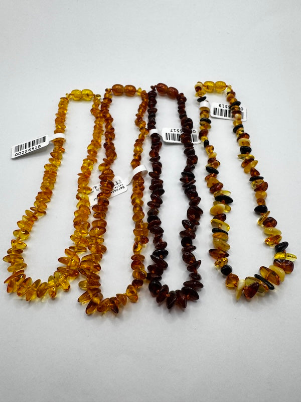 Bernstein Kette Congac Farbe