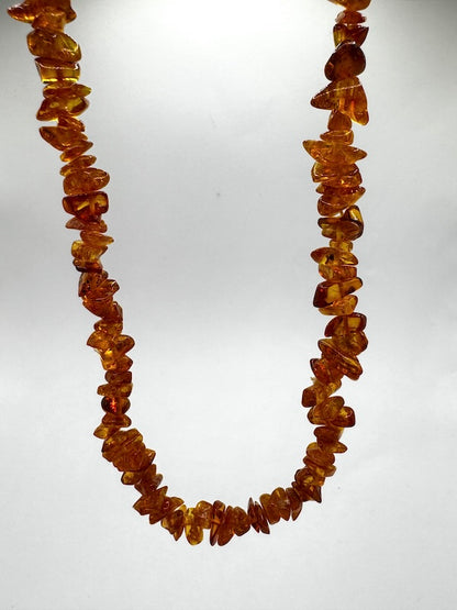 Bernstein Kette Congac Farbe