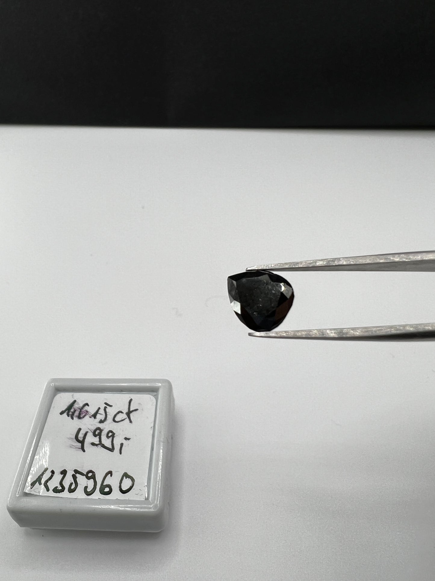 1.615 Carat Diamant Schwarz Fancy