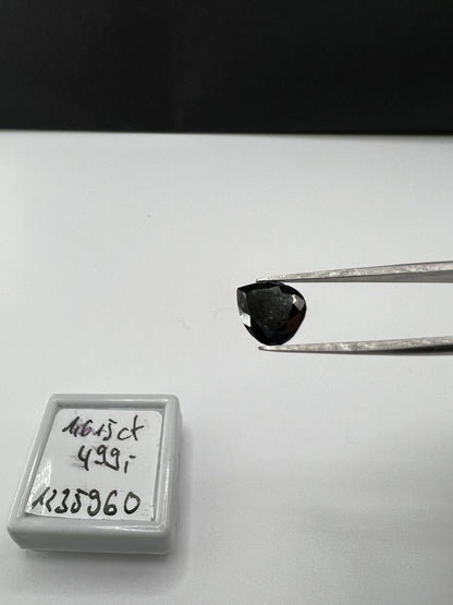 1.615 Carat Diamant Schwarz Fancy