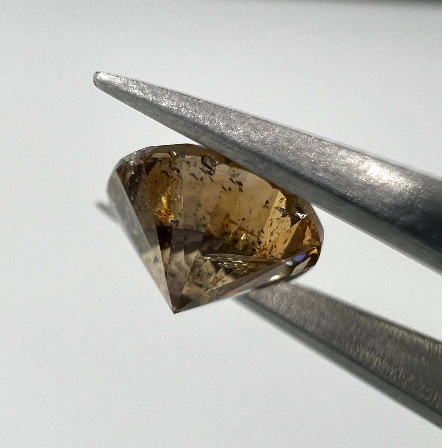 1.515 Carat Diamant Braun Salt & Pepper
