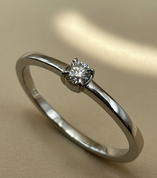 Diamantring Solitär