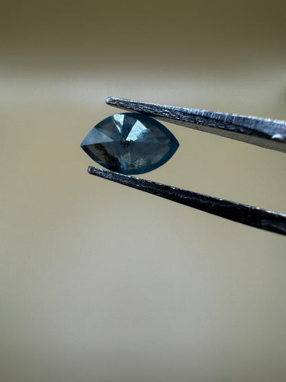 0.345 Carat Diamant Blau im Ovalcut