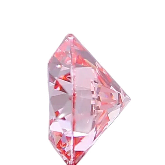 Pinkfarbener CVD-Labordiamant, Detailansicht