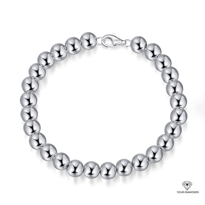 Armband Kugelkette Silber