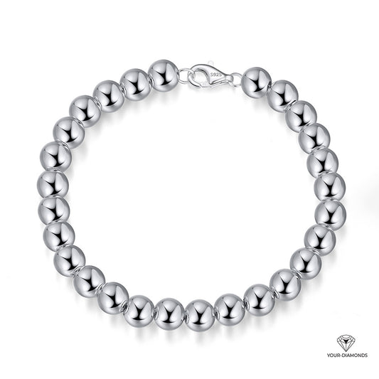 Armband Kugelkette Silber