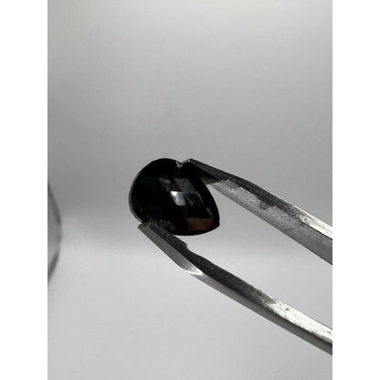 Schwarzer Diamant 1.96ct I Rose Cut Pear zertifiziert