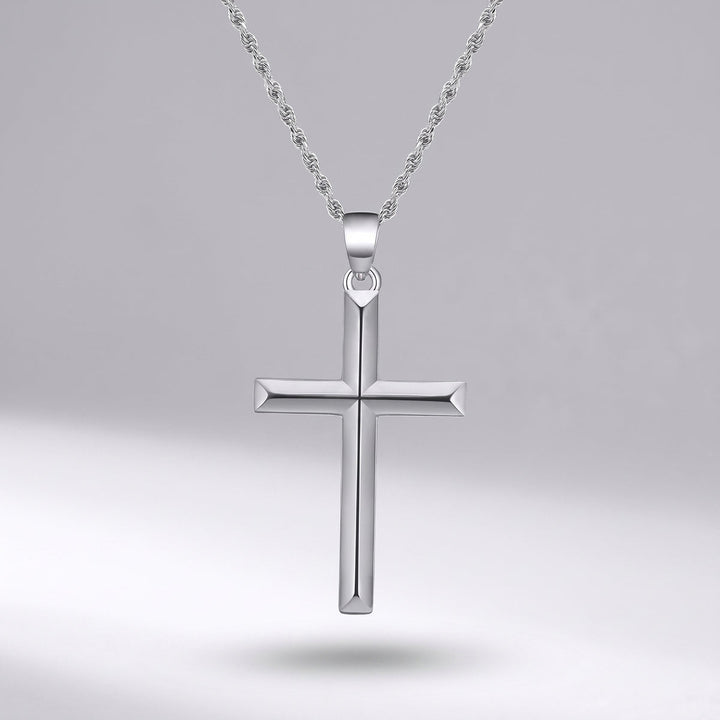 INRI Classic 925 Silber Halskette mit Kreuzanhänger