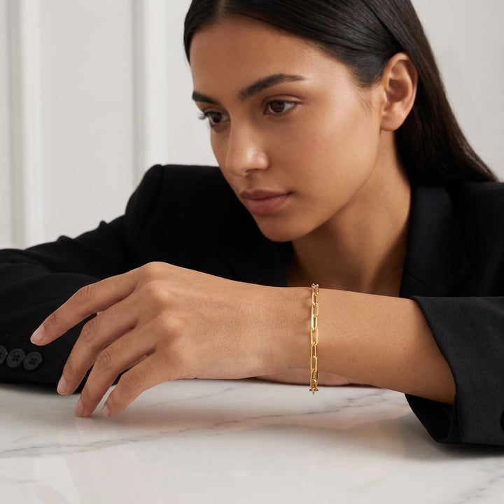 Paperclip Armband im Italien-Design