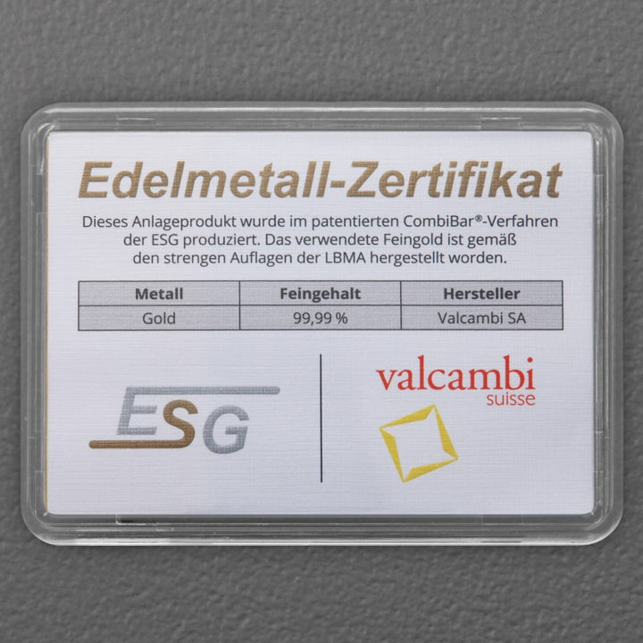 Blister Verpackung Rückseite