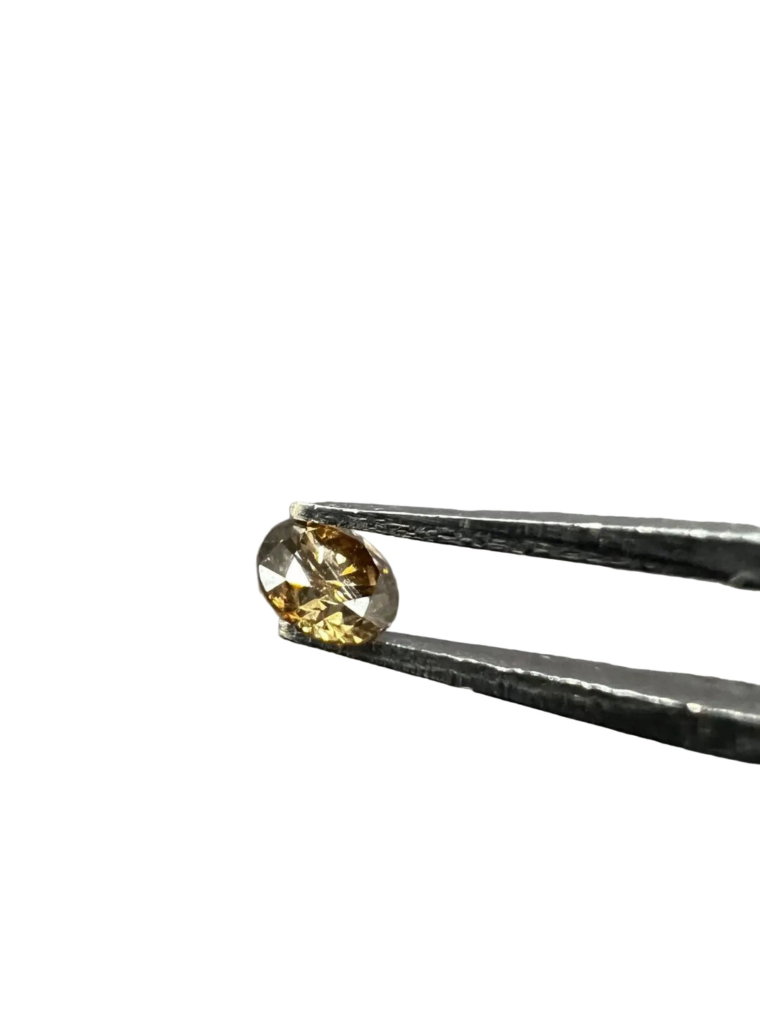 Pinzette mit Champagne Farbenem Diamant